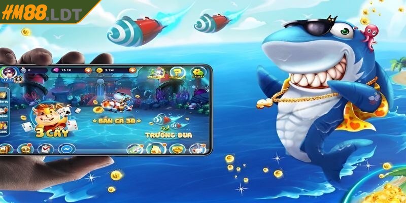 Sảnh bắn cá HM88 được trang bị nền tảng đồ họa 3D sắc nét