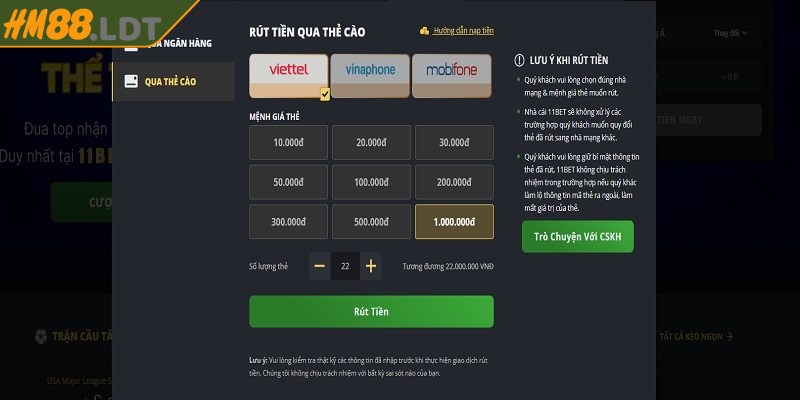 Xác nhận rút tiền HM88 hoàn tất thành công ngay trên web chính